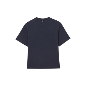 REISS Tate Cotton Garment-Dyed Oversized T-Shirt